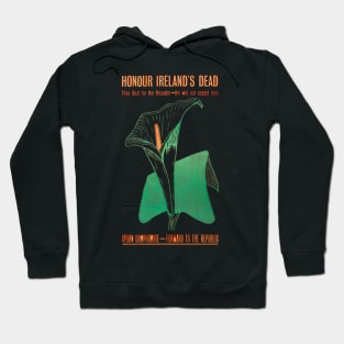 Honour Ireland's Dead Easter Lily Vintage Poster Hoodie